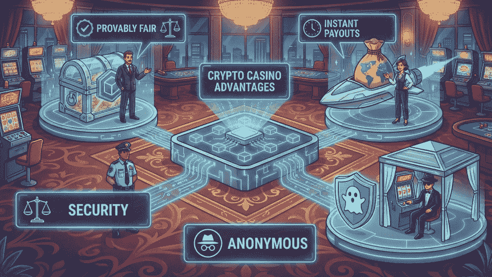 Advantages of crypto casinos for Australian players